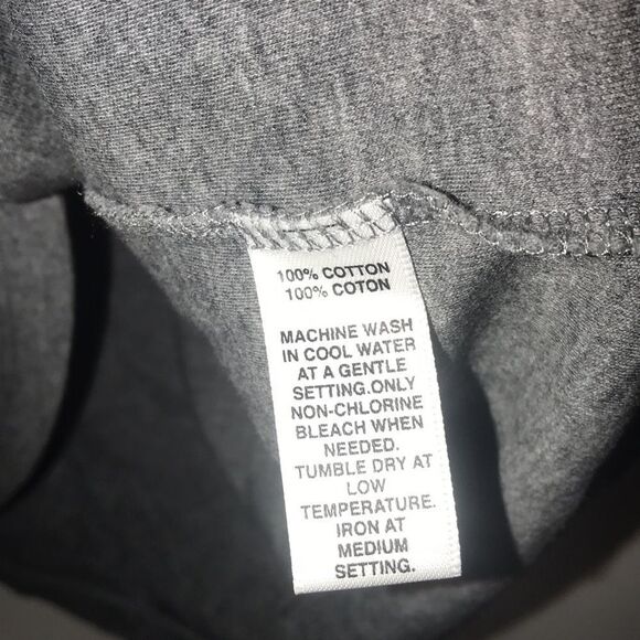 Saks Fifth Avenue Mens Charcoal Gray Slim Fit V Neck Short Sleeve T-Shirt Large - Picture 7 of 8